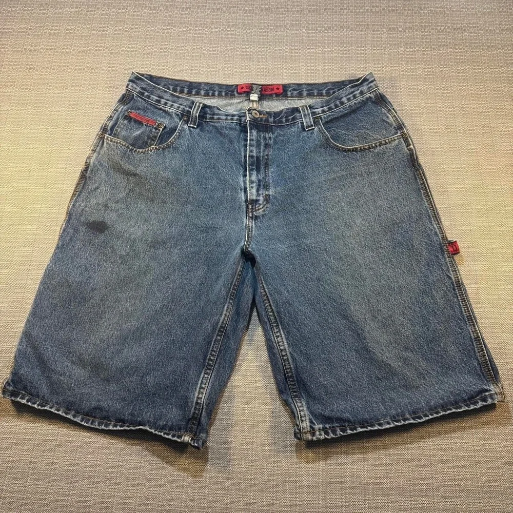 U.S. Polo Assn. Y2K blue denim shorts men's 40
